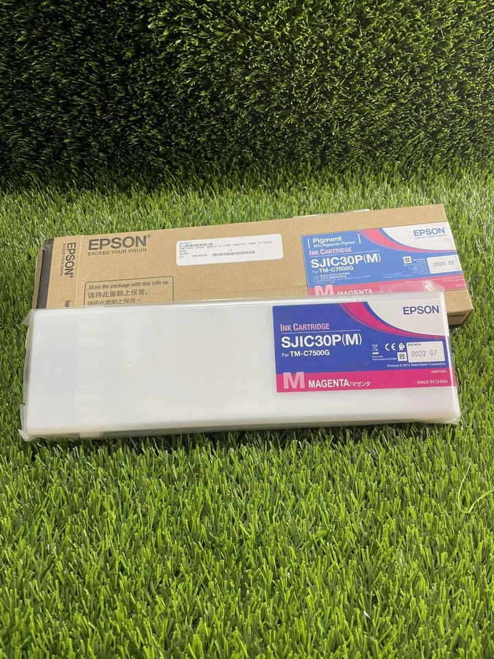 Epson SJIC30P (M) magentaInk Cartridge For Epson TM-C7500G New Unopened 07/2020 - Image 4 of 4