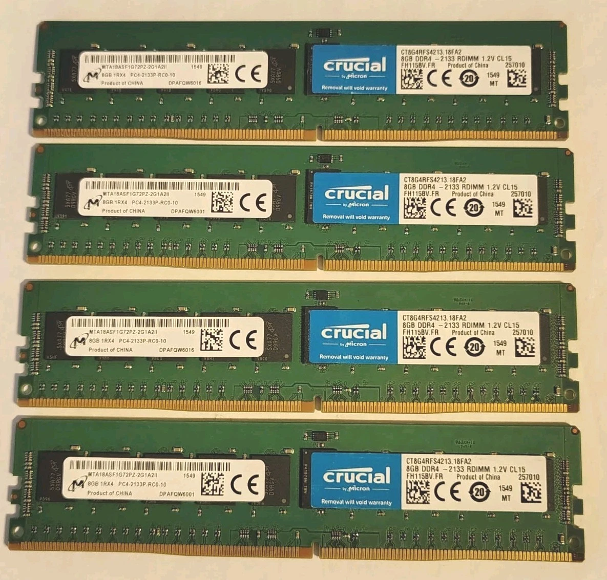 PC4-17000 (DDR4-2133) Bus Speed Computer RAM 32 GB Total Capacity