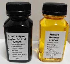 Green Polyion (Moly Copper) and Friction Modifier Pack Engine Oil Trearment.