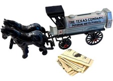 1991 Texaco Horse  Tanker Die-Cast Coin Bank by ERTL   Limited Edition