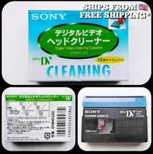 Sony Mini DV Video Head Cleaner Cleaning Cassette Tape For Any Mini DV Camcorder