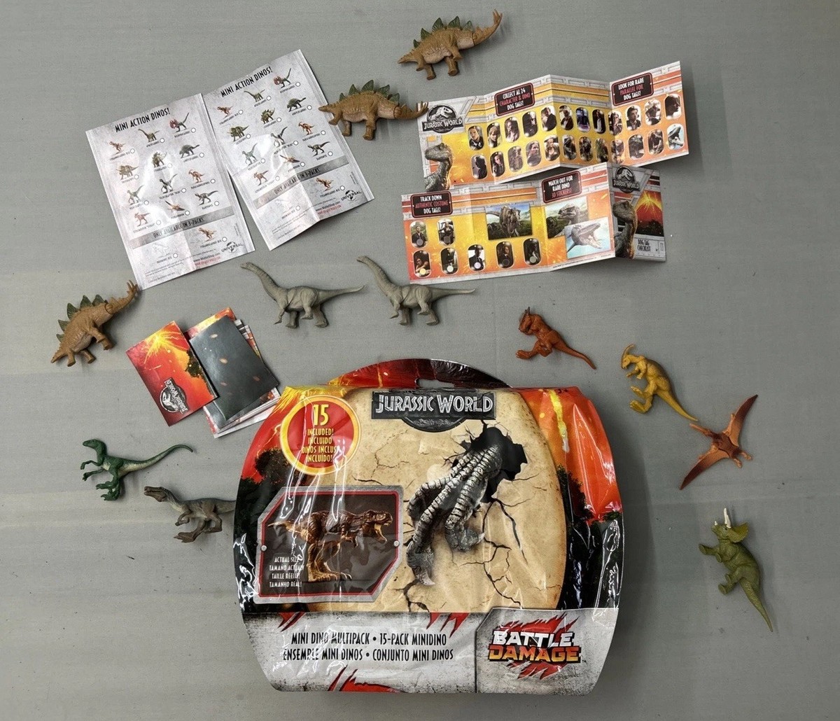 Jurassic World Mini Dino 15 Dinosaurs Multipack for Ages 3y for