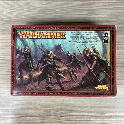 UNVOLLSTÄNDIGE TEILE HOLZ ELFENLICHTUNG WACHE REGIMENT WARHAMMER FANTASY ALTE WELT ELFEN