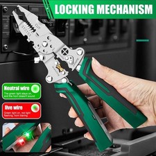Home Multi-Function Wire Stripper Tester    Foldable Plier with Voltage Tester