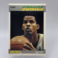 DALE ELLIS 1987-88 Fleer Basketball Card SEATTLE SUPER SONICS ROOKIE. rookie card picture