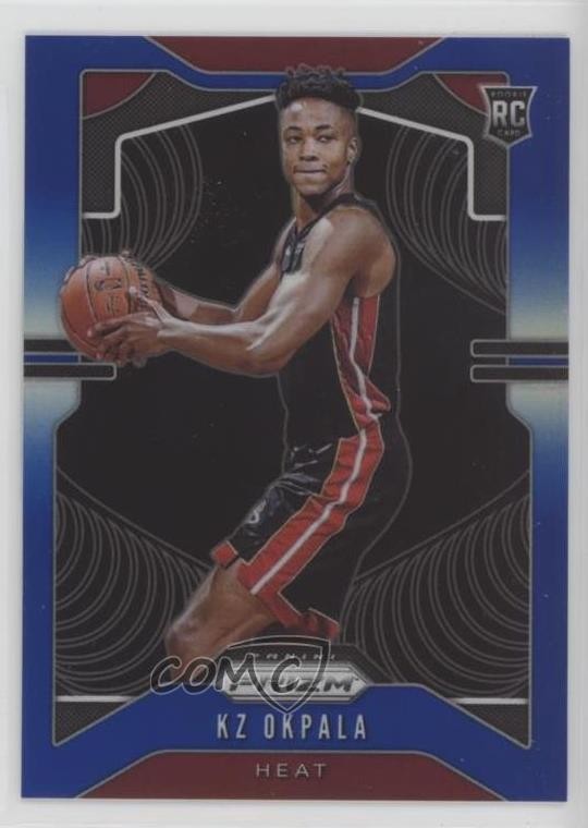 2019-20 Panini Prizm Rookie Blue Prizm 62/199 KZ Okpala #275 Rookie RC 05u3