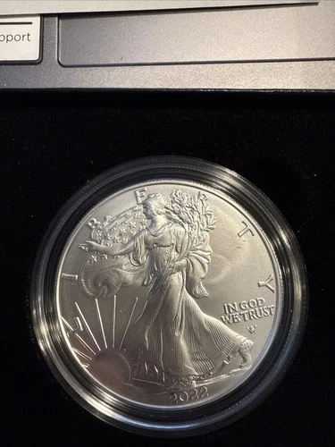2022 American Silver Eagle 1oz. Silver Uncirculated Coin W/ OGP & COA