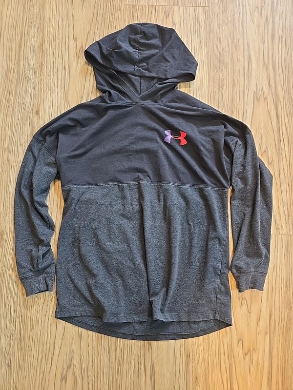 Girl Under Armour Pullover Multi Color Youth Large Heatgear Loose Lightweight 