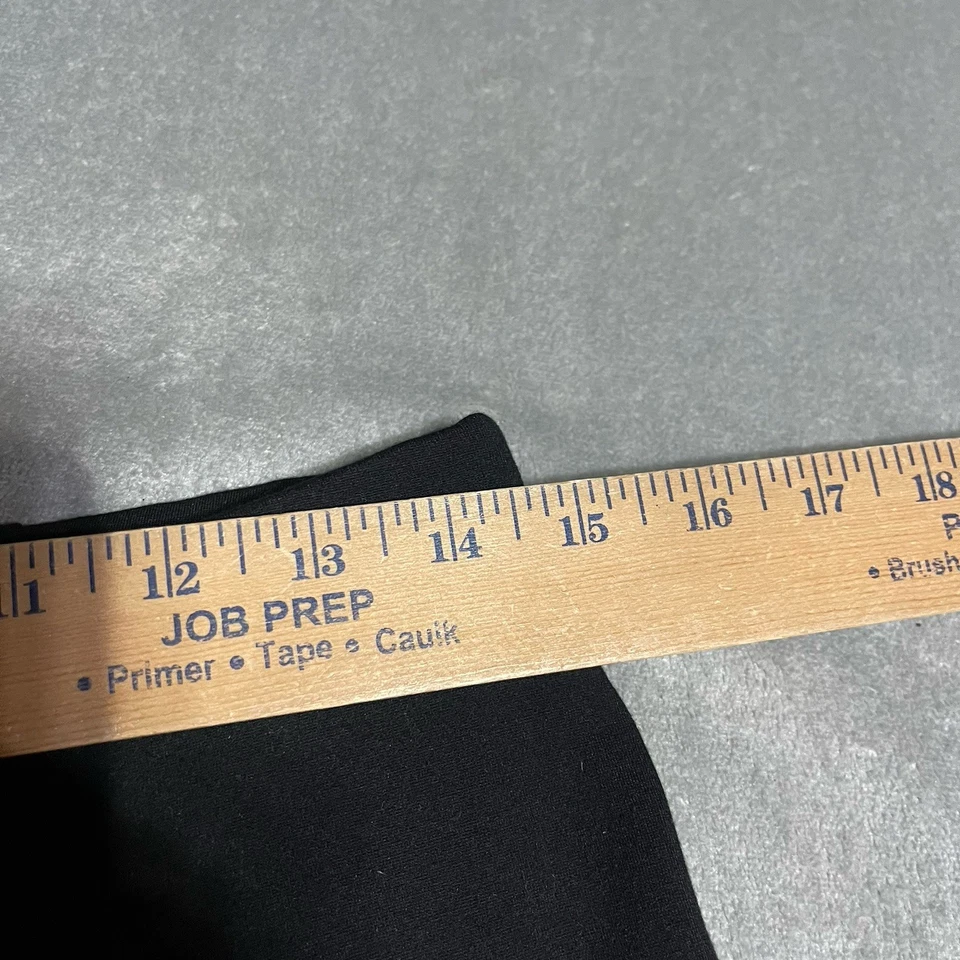 Betabrand Pants Womens Large Petite Black Laser Cut Yoga Pants Eyelet Flare Boho - Image 3 of 4