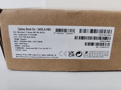 Samsung Galaxy Book Go 14" ( Snapdragon 7c Gen 2, 4GB RAM, 128GB SSD) *PLEASE RE - Picture 3 of 18