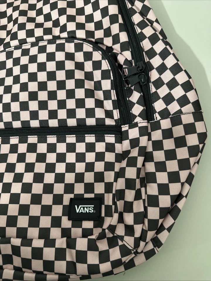 Vans Mujer Niñas Mochila Motivo Cuadros Rosa Laptop OS Foto 3 de 4