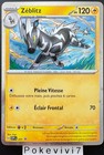 Carte Pokemon ZEBLITZ SVP 201 PROMO HOLO EV10 Ecarlate et Violet DRI FR NEUF