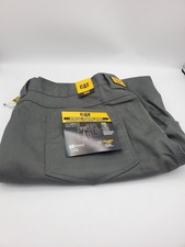 Caterpillar Men's Stretch Tracker Cargo Work Shorts Multi Pocket Dark Shadow 42W
