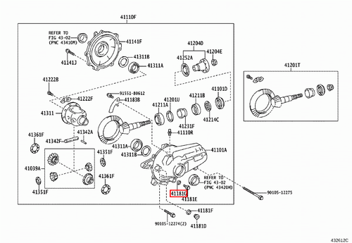 Genuine LandCruiser 200 Series VDJ UZJ URJ GRJ Front Diff Drain Plug Gasket - Picture 18 of 20