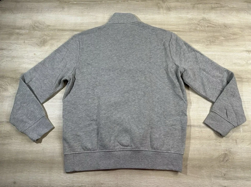 NUEVO CON ETIQUETAS Polo Ralph Lauren Hombres Pullover Sudadera S Gris Jaspeado Azul POLO Polar Foto 3 de 4