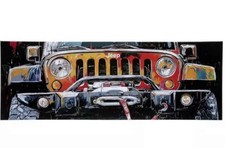 Jeep Light Up Wall Art Led Sign Mancave Garage 30 X 11 Wrangler New