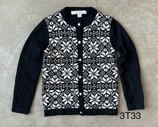 Brooks Brothers Kids Nordic Fair Isle Fleece Sweater Size XS Round-Neck