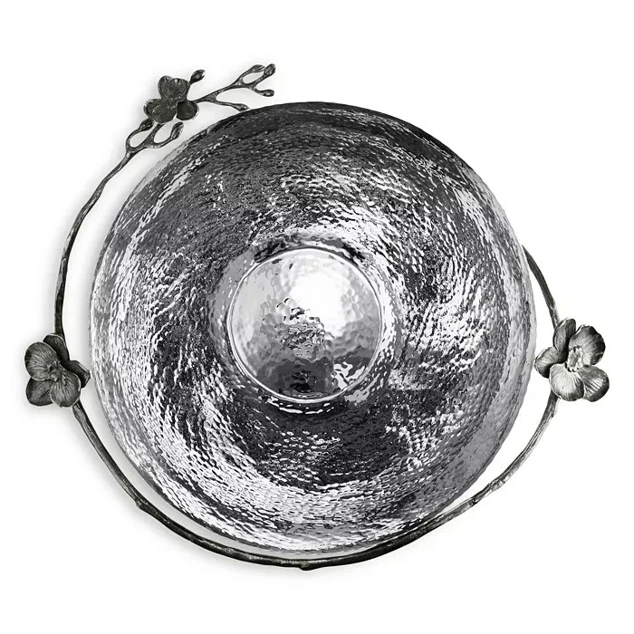 Michael Aram H1674 Negro Orquídea Cuenco Grande 5x12 pulgadas Foto 4 de 4