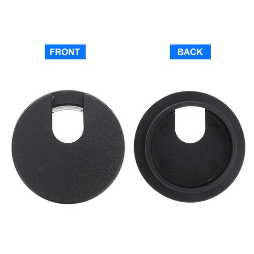 12 PCS Cable Grommet Computer Hole Cover Desk Cord Organizer Wire - Afbeelding 9 van 12