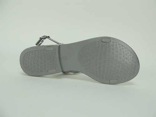 Stuart Weitzman Women's Gelfisher Jelly Sandals Graphite Jelly Size 6 M - Picture 6 of 6