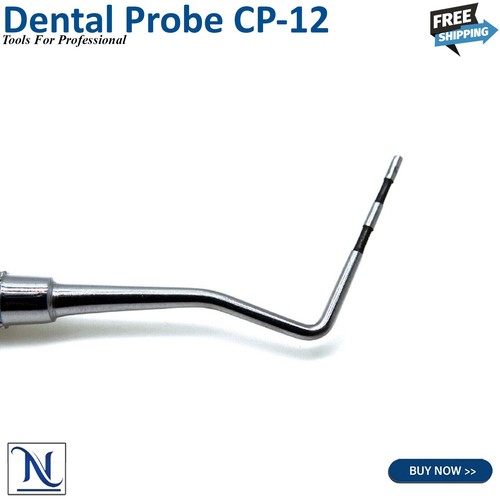 Sonda periodontal X2 CP-12 codificada por colores marcado William examen profundidad de goma - Imagen 2 de 2