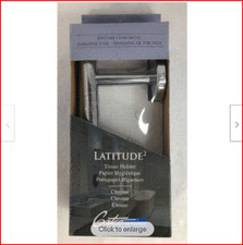 Gatco Latitude 2 Bathroom Tissue Holder in Chrome Model 4243 NEW SEALED