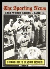1970 Topps Baseball #305 World Series Game 1 (Buford Belts ...) VG *e1