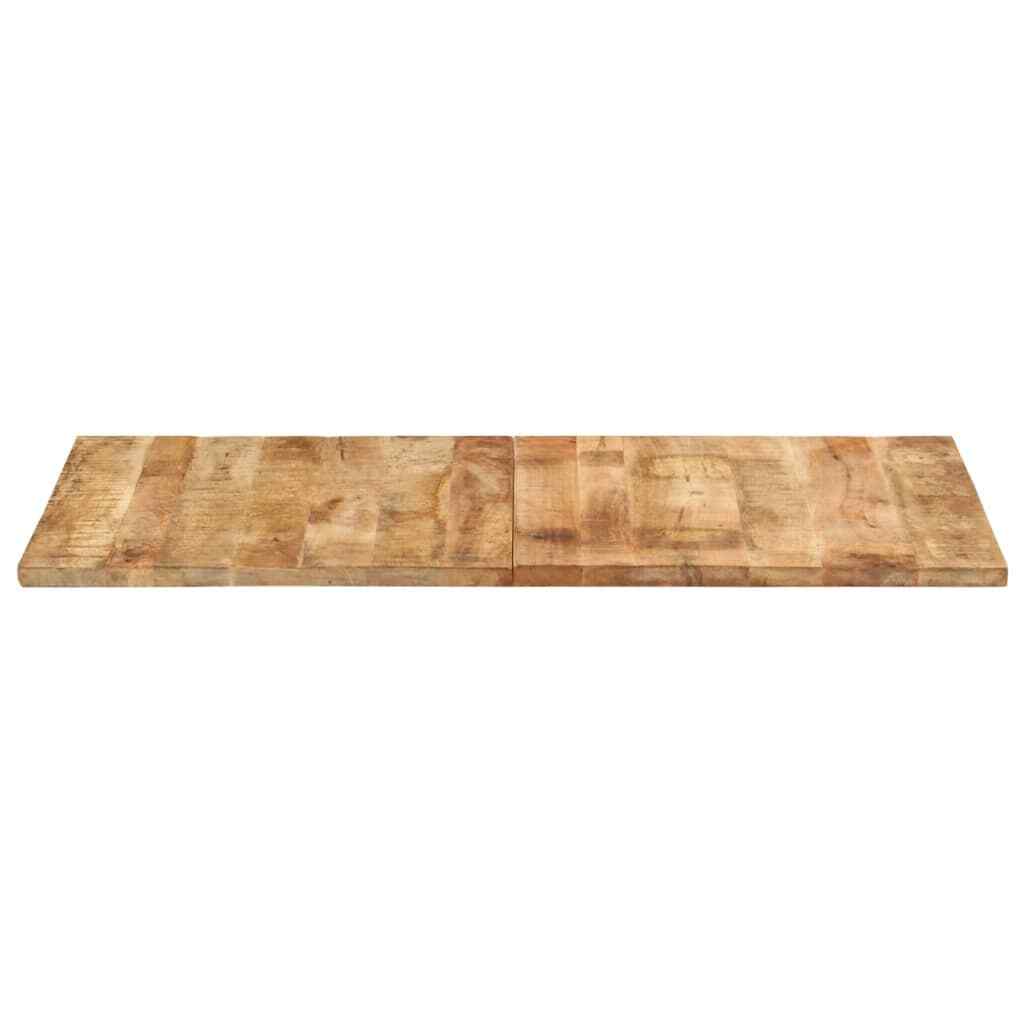 vidaXL Table Top Solid Mango Wood 25-27 mm 120x60 cm - Picture 2 of 11