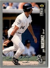 1996 Collector's Choice Silver Signature #499 Dave Martinez - Chicago White Sox