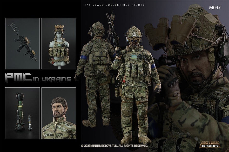 Mini times toys 1/6  民間軍事会社 新品 M047 mini times toys 1/6 PMC in Ukraine Action Figure Model Solider