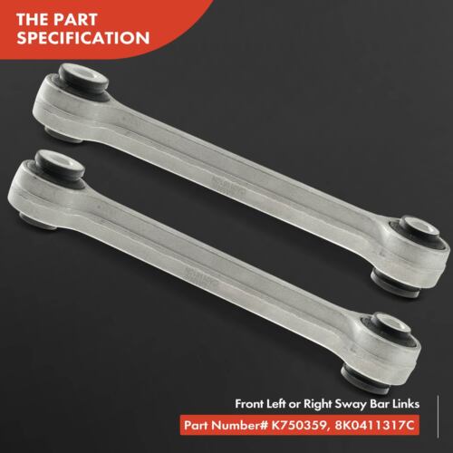 2x Control Arm Sway Bar End Link for Audi A4 A5 Quattro S4 A6 A7 08-18 101-6923 - Picture 3 of 8