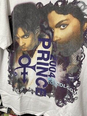 Prince Size L Anvil Vintage 2004 Tour T Shirt Musicology Y2K Men