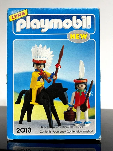 Playmobil LYRA 2013 Indians & Horse - Never Opened Vintage - NEW IN SEALED BOX!!
