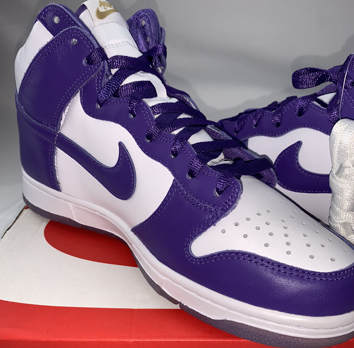 Nike Dunk High SP Varsity Purple 2020 RARE OG BOX Women's Size