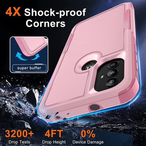 For Motorola Moto G Play 2023 2024 Phone Case Heavy Duty Cover+Screen Protector - Picture 33 of 43