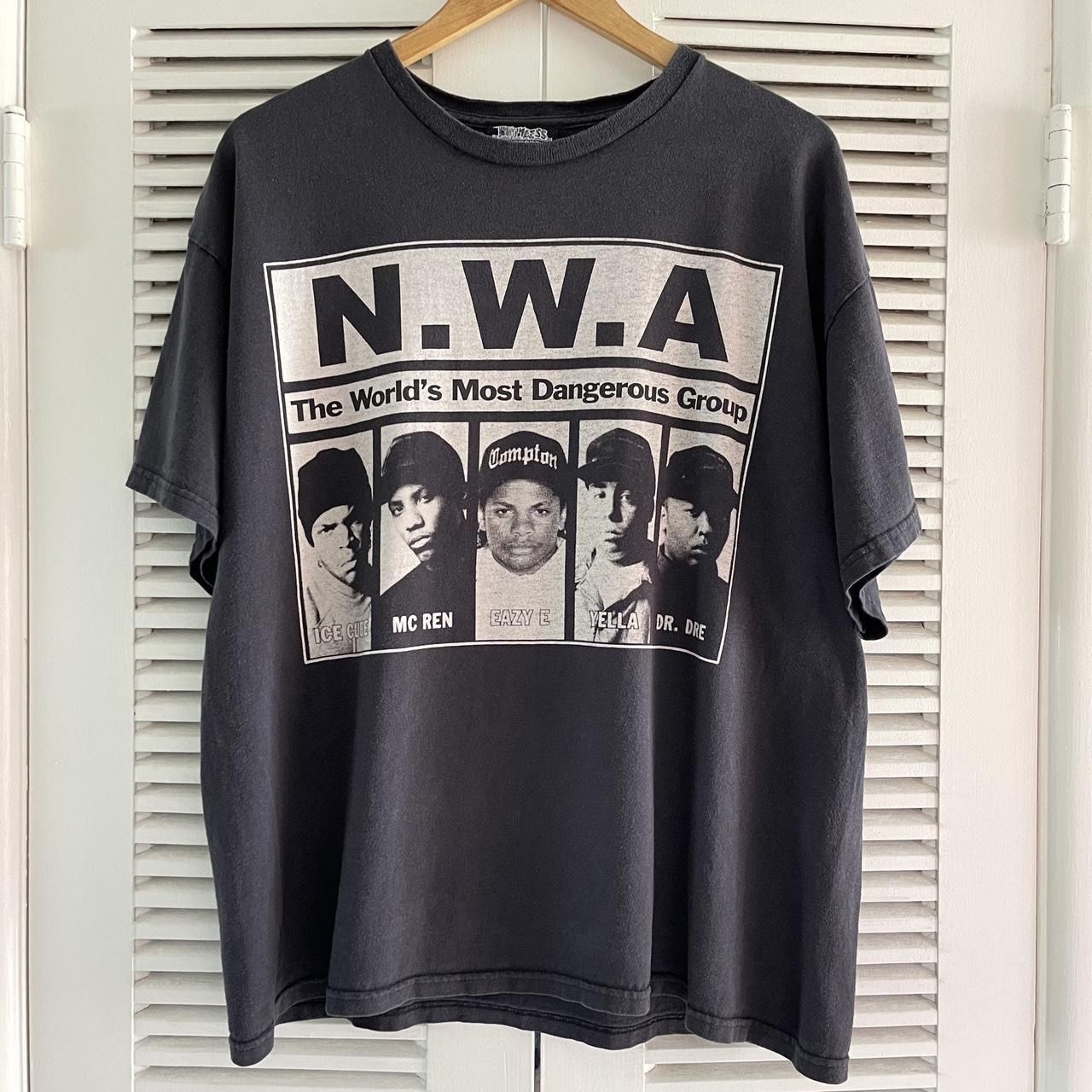 NWA N.W.A. PRODUCT GANGSTA ウエッサイ Tシャツ NWA N.W.A. PRODUCT GANGSTA ウエッサイ Tシャツ