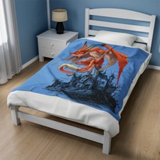 L'AMOUR DE SOI Dragon's Embrace Plush Blanket