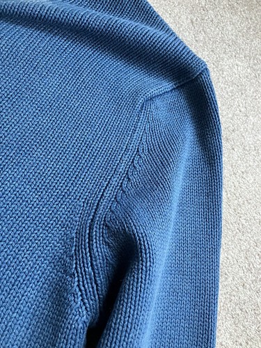 Camel Active Rare Sweater Jumper Blue 4 Button Neck 334063 2XL XXL New With Tags - Picture 6 of 21
