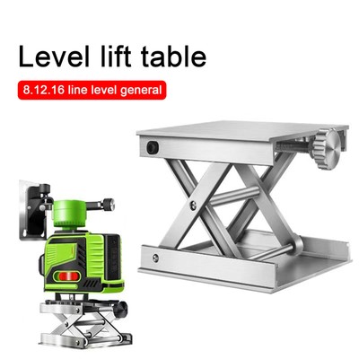 1 Piece Aluminum Lab Lifting Platform Stand Rack Scissor Jack Bench Lifter Table