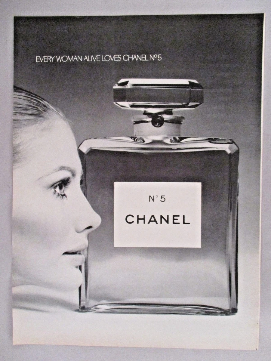 Chanel No. 5 Perfume PRINT AD - 1970