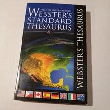 The New International Websters Standard Thesaurus Large Print 2206 Edition