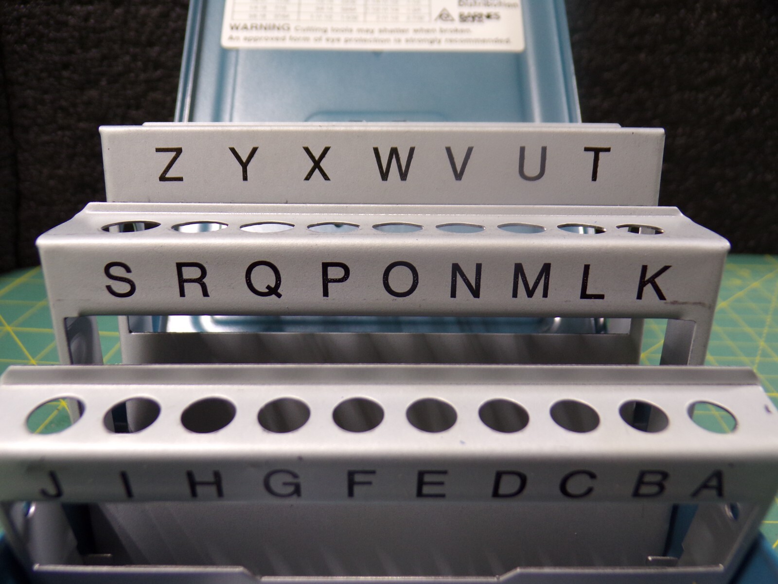 (CASE ONLY!) 26 PIECE BOWMALLOY QUAD CUT LETTER GAUGE A-Z 20870 (G) | eBay