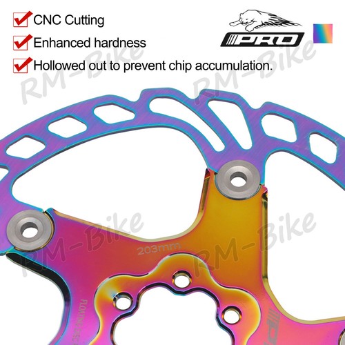 6 Bolt Floating Disc Rotor 140/160/180/203mm Hydraulic Brake MTB Road Bicycle US - Picture 5 of 15