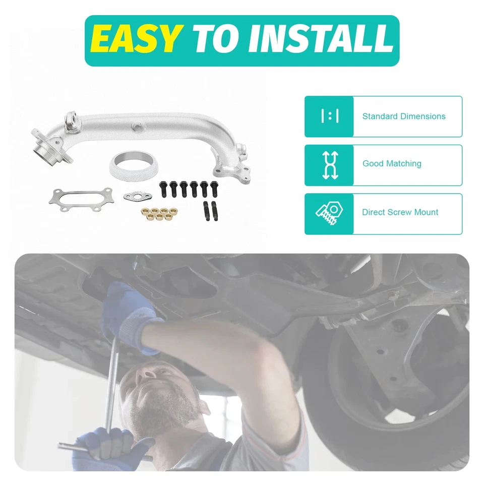 Cabezal de escape de acero inoxidable para Honda Civic 2006 2007 2008 2009 2010 2011 Foto 3 de 4