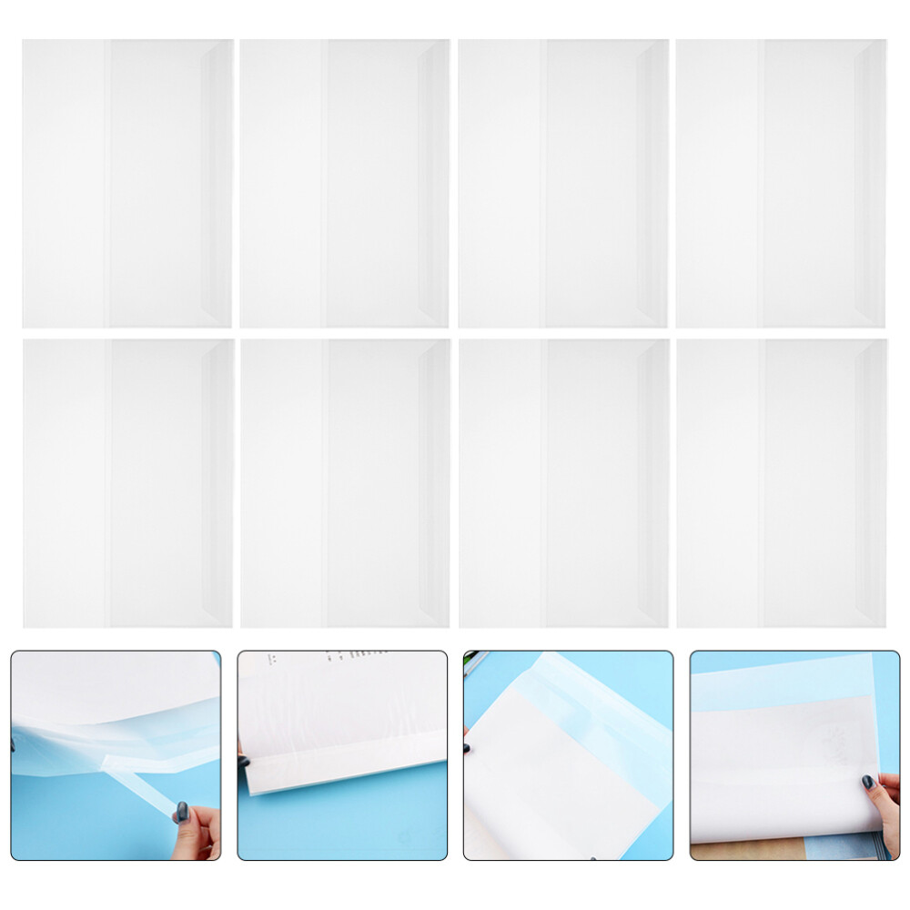 Clear Plastic Book Sleeves 10 Sheets for A4 Exercise Books 30x21cm
