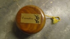 Large Vintage Solid Natural WOOD EXECUTIVE YOYO Collectible Toy Business Gift