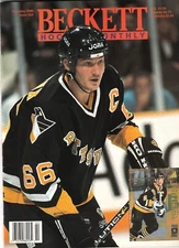 Beckett Hockey Guide February 1996 issue # 64 w/ Mario Lemieux on Cover