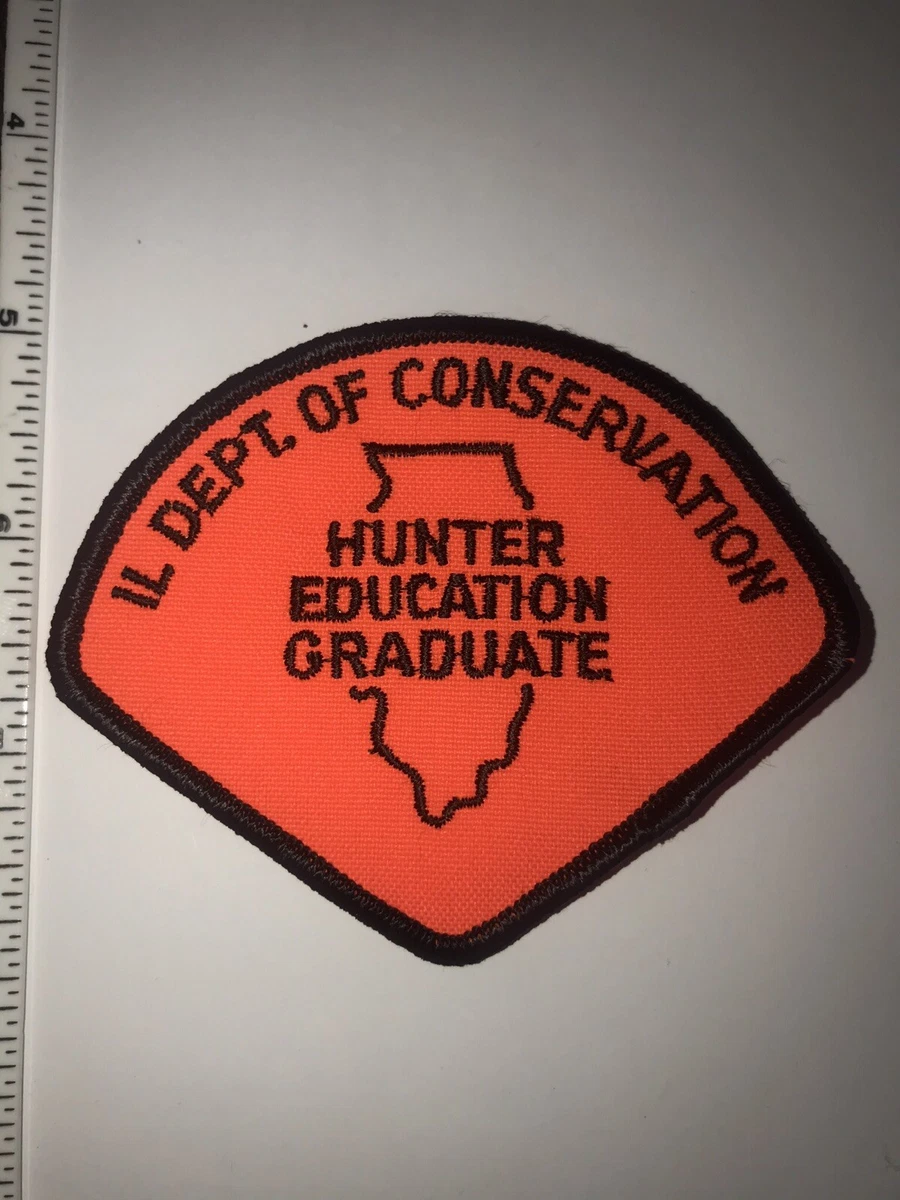 Illinois Dept Of Conservation Hunter Graduate DNR Shoulder Patch NRA New |  eBay