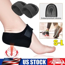 Plantar Fasciitis Relief Heel Cups for Foot Pain Relief Elastic Gel Pads Gifts