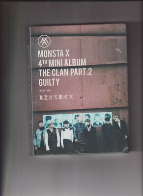 MONSTA X The Clan Part.2 Guilty 4th MINI ALBUM - NEW SEALED 